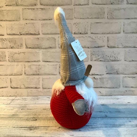Sleigh Hill Trading Co. Gnome Holding Skiis - Picture 2 of 3